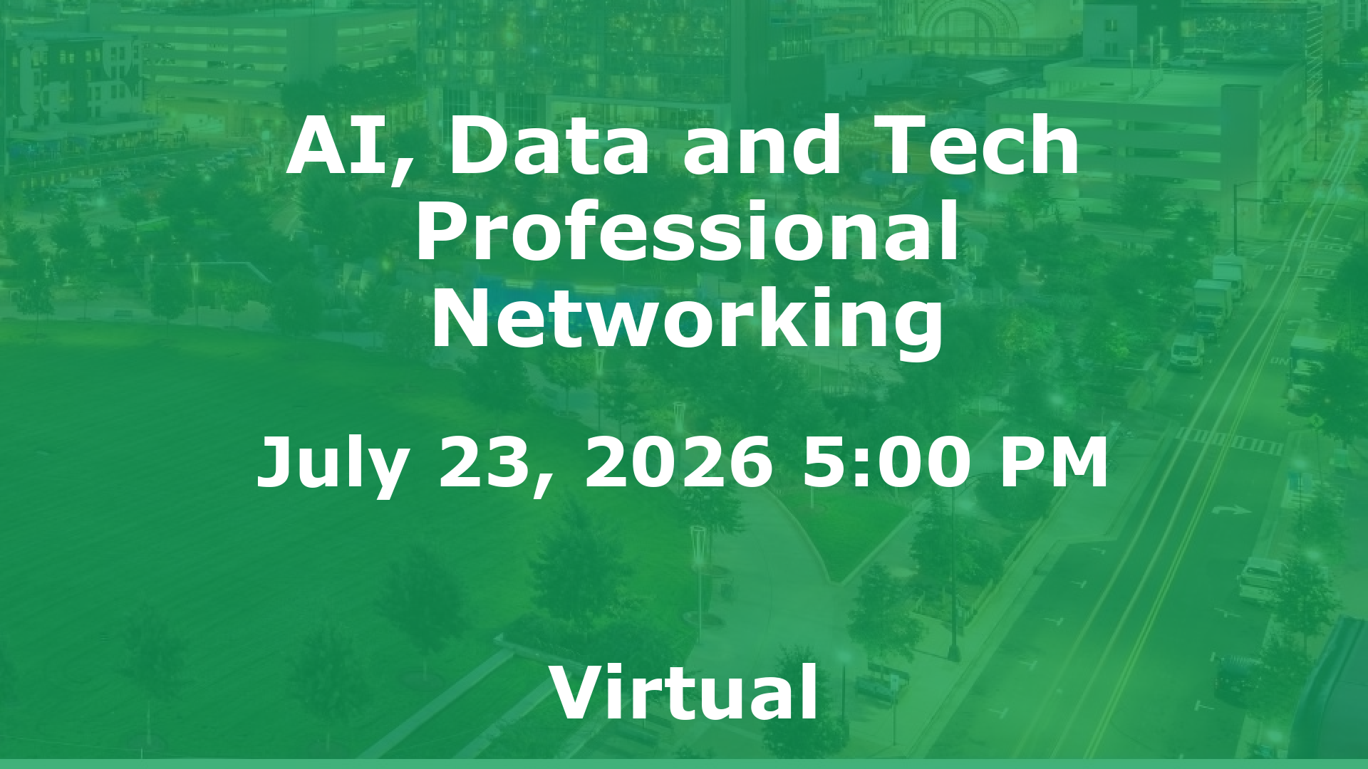 AI, Data and Tech Professional Networking event image